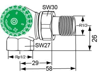 IMI HEIMEIER Thermostat-Ventilunterteil Eclipse IMI Hydronic Engineering Deutschland - IMI HEIMEIER Thermostat-Ventilunterteil Eclipse