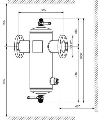 IMI PNEUMATEX Abscheider Zeparo Cyclone Max ZCX IMI Hydronic Engineering Deutschland - IMI PNEUMATEX Abscheider Zeparo Cyclone Max ZCX