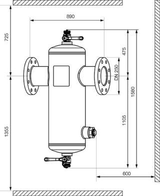 IMI PNEUMATEX Abscheider Zeparo Cyclone Max ZCX IMI Hydronic Engineering Deutschland - IMI PNEUMATEX Abscheider Zeparo Cyclone Max ZCX