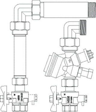 IMI HEIMEIER Anschlussset TA-COMPACT-P IMI Hydronic Engineering Deutschland - IMI HEIMEIER Anschlussset TA-COMPACT-P