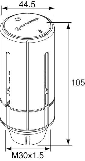 IMI HEIMEIER Thermostat-Kopf Halo-B IMI Hydronic Engineering Deutschland - IMI HEIMEIER Thermostat-Kopf Halo-B