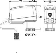 IMI TA Digitaler Stellantrieb TA-Slider160 IMI Hydronic Engineering Deutschland - IMI TA Digitaler Stellantrieb TA-Slider160