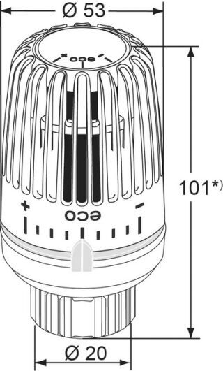 IMI HEIMEIER Thermostat-Kopf DX IMI Hydronic Engineering Deutschland - IMI HEIMEIER Thermostat-Kopf DX