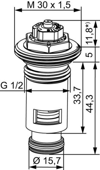 IMI HEIMEIER Thermostat-Oberteil f. Ventilheizkörper IMI Hydronic Engineering Deutschland - IMI HEIMEIER Thermostat-Oberteil f. Ventilheizkörper