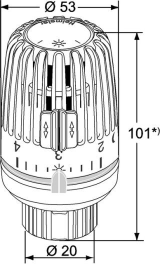 IMI HEIMEIER Thermostat-Kopf DX IMI Hydronic Engineering Deutschland - IMI HEIMEIER Thermostat-Kopf DX