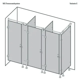 HEILER Glas-Trennwandsysteme: rahmenlose WC-Trennwände, Urinal-Trennwände HEILER Glas-Trennwandsysteme: rahmenlose WC-Trennwände, Urinal-Trennwände