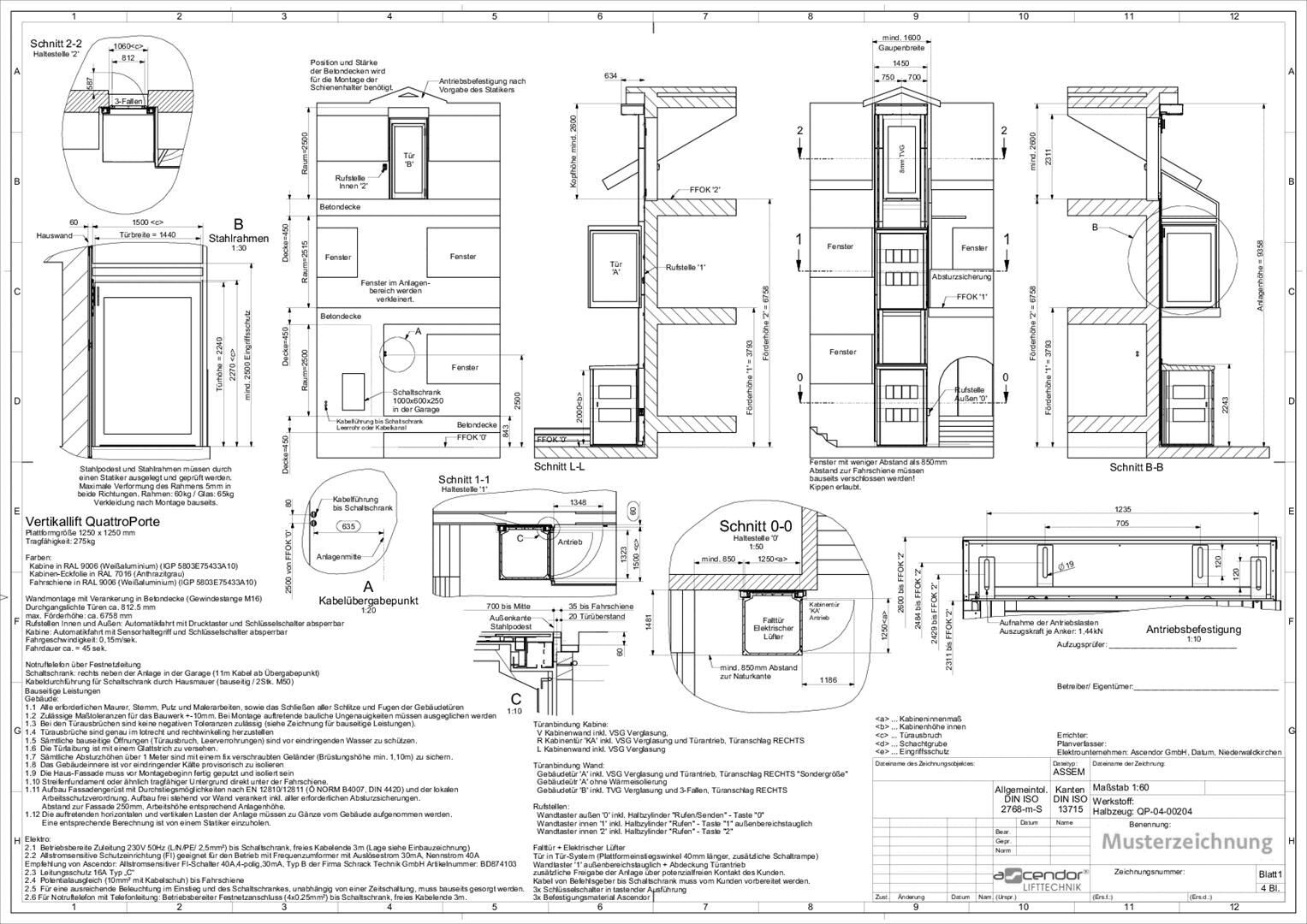 Kabinenlift QuattroPorte