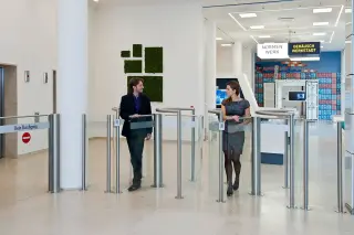 Drehsperren, Drehkreuze und Schwenktüren Drehsperren, Drehkreuze und Schwenktüren