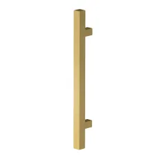 Türgriff aus gebürstetem Messing mit minimalistischer Formgebung
