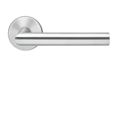 Türgriff aus gebürstetem Edelstahl mit minimalistischer Formgebung