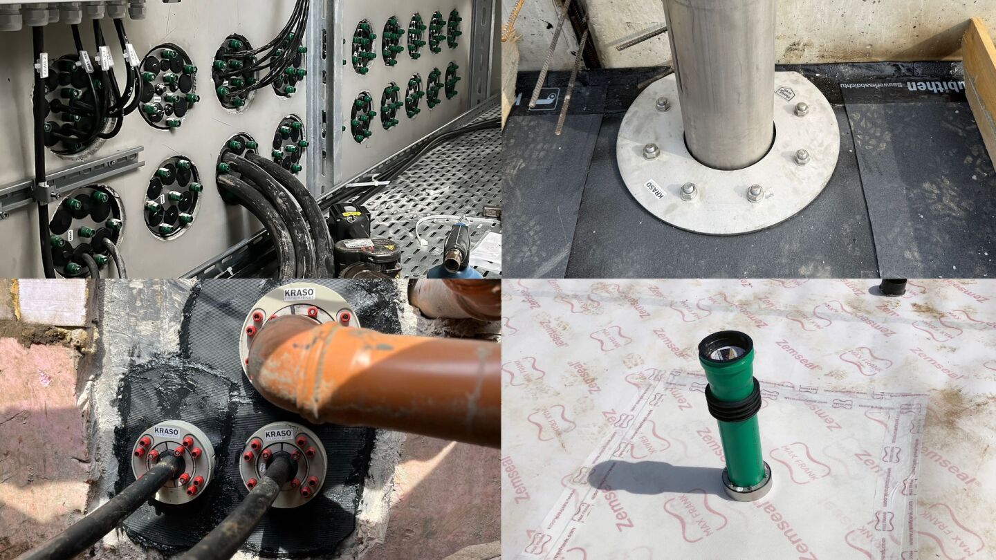 Dichteinsätze, FBV-Lösungen, Klemmflansche und Flanschplatten