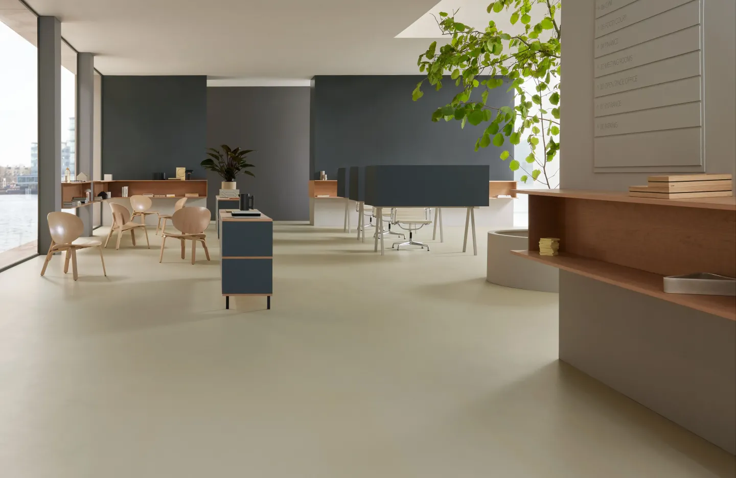 Linoleum Bodenbelag als Bahnenware, Fliesen oder Planken Linoleum Bodenbelag als Bahnenware, Fliesen oder Planken