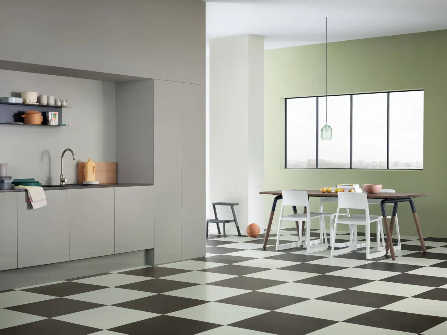 Linoleum Bodenbelag als Bahnenware, Fliesen oder Planken Linoleum Bodenbelag als Bahnenware, Fliesen oder Planken