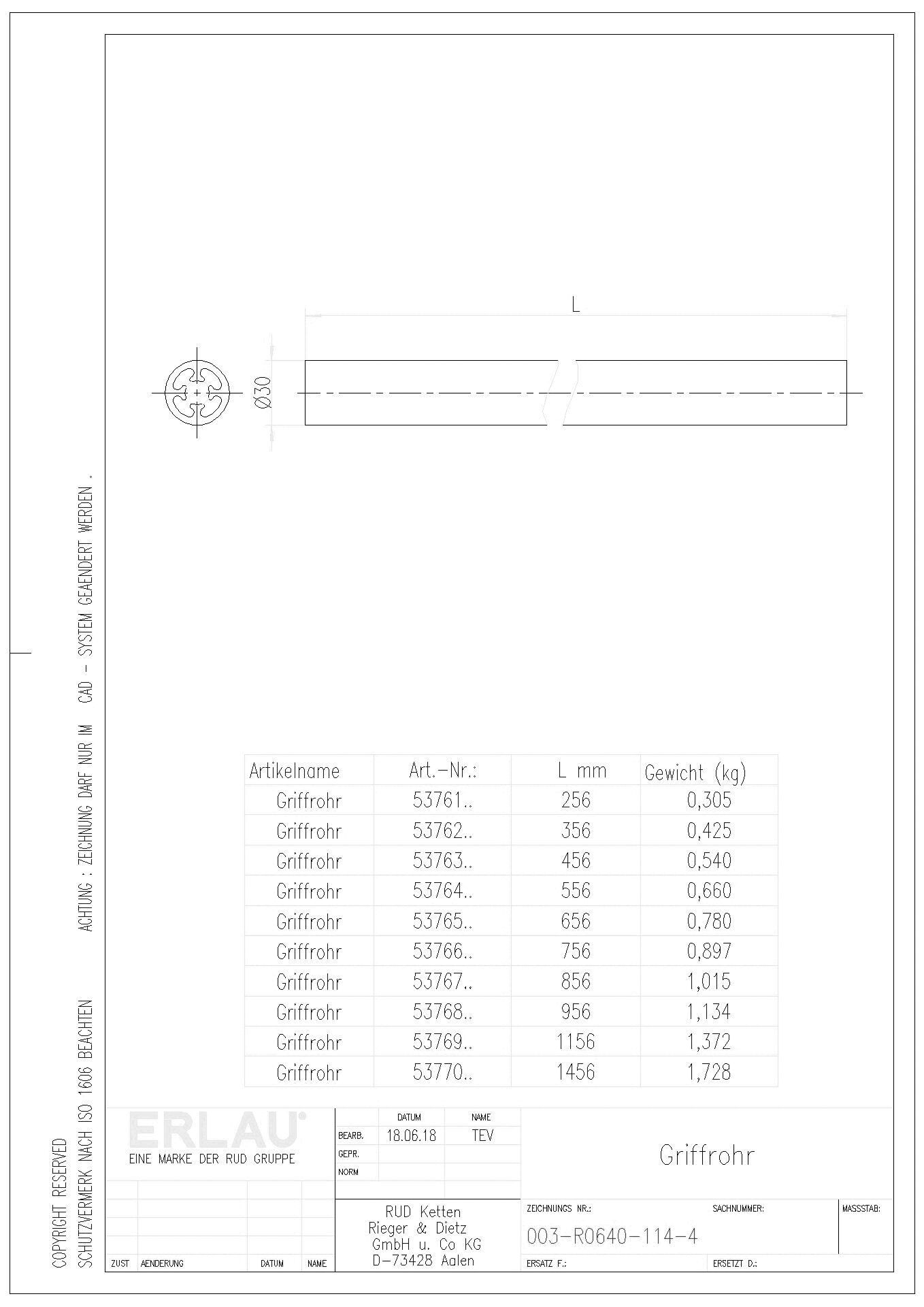 53763_Griffrohr Rundgrip 456 mm