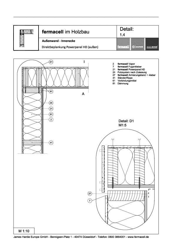 James Hardie Europe - 1.4 Innenecke