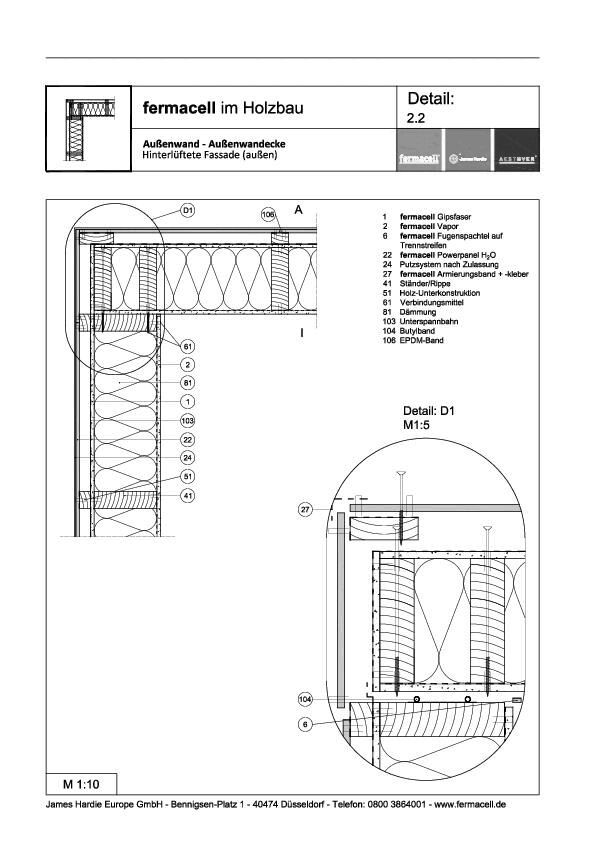 James Hardie Europe - 2.2 Außenecke