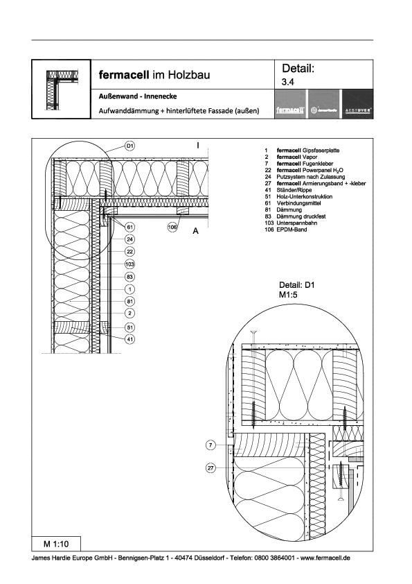 James Hardie Europe - 3.4 Innenecke
