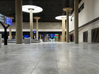 Terminal 3 Frankfurt: 50.000 m² Boden- und Wandflächen im Sopro-System